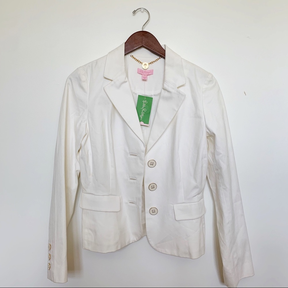 Lilly Pulitzer white blazer